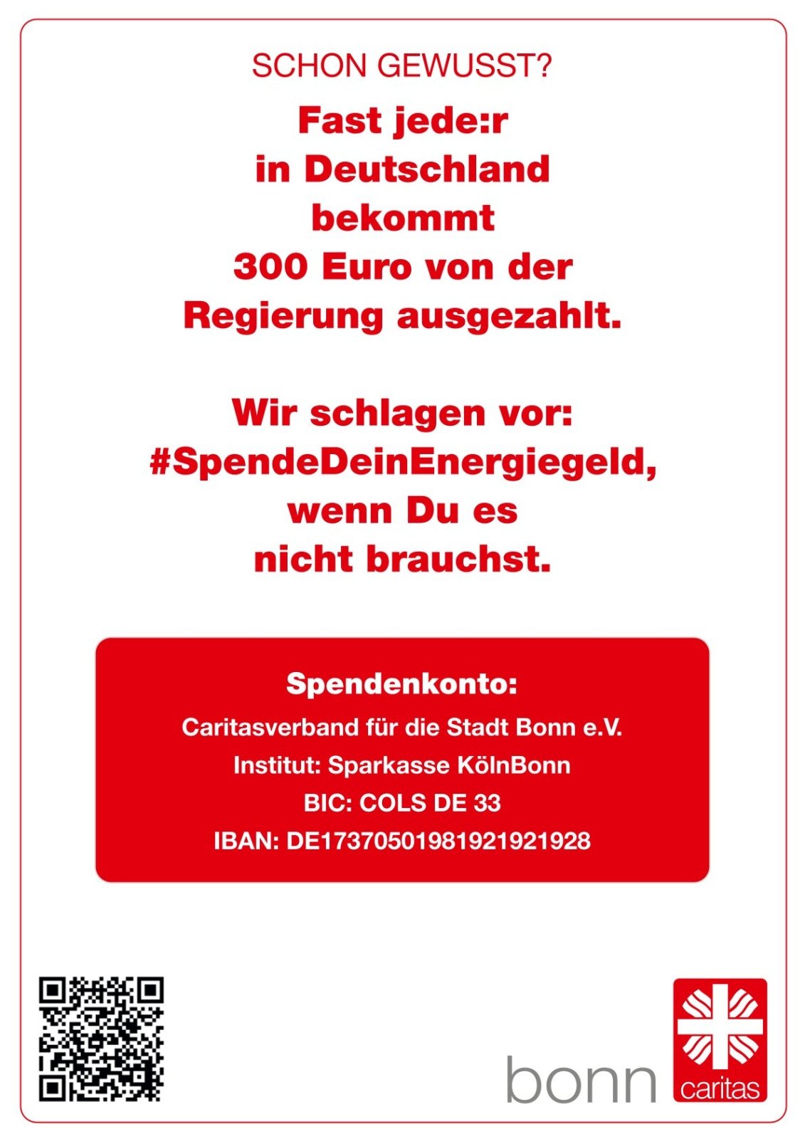 Energiegeldspende
