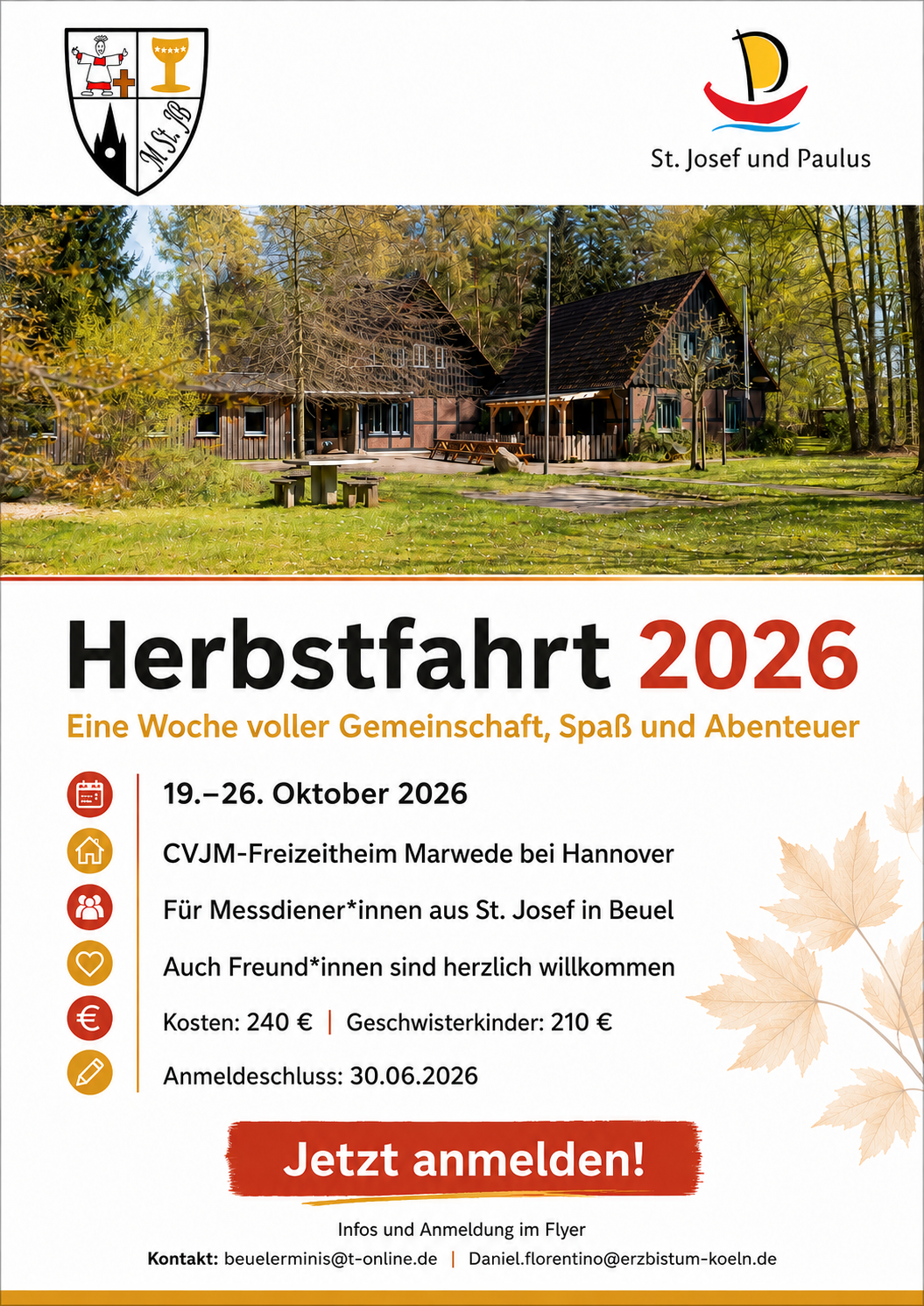 Herbstfahrt 2026