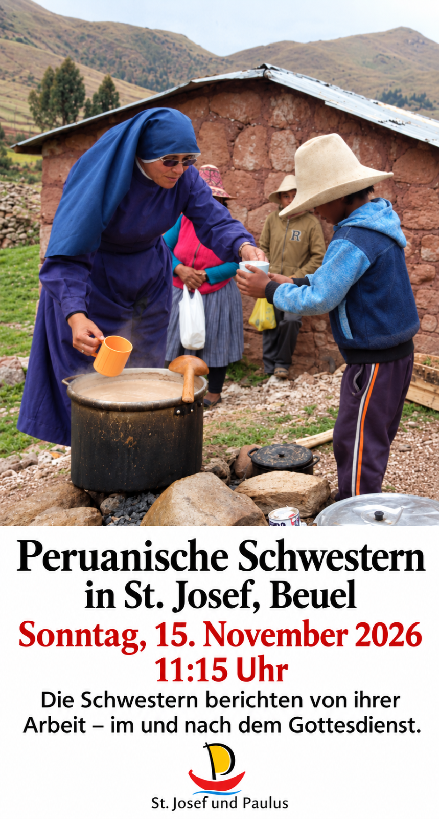 Peruanische Schwestern in den Anden