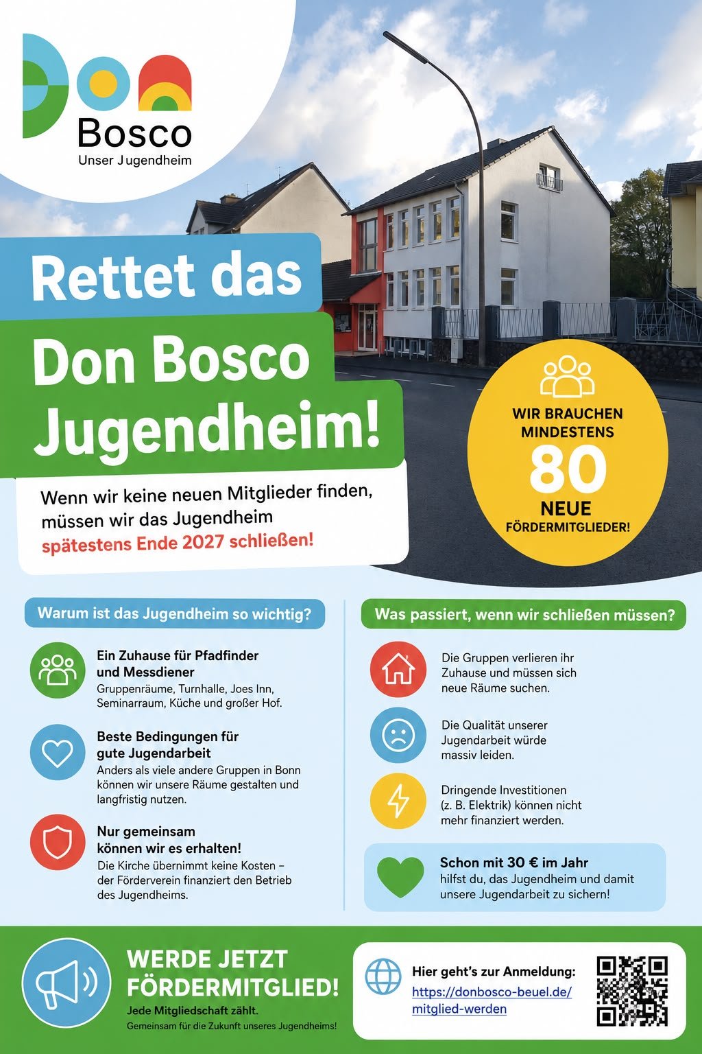 Rettet das Don Bosco Jugendheim